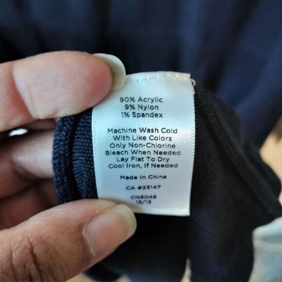 NWT Talbots Blue Long Sleeve Skater Sweater Dress Sz M - Picture 5 of 7